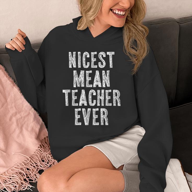 Nicest Mean Teacher Ever Teacher For Men Women Unisex Hoodie, funny design Nicest Mean Teacher Ever Teacher For Men Women Unisex Hoodie, funny design