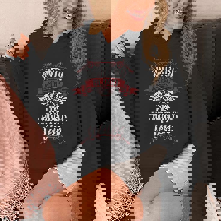 Norton Blood Runs Through Myeins 苗字 Family パーカー