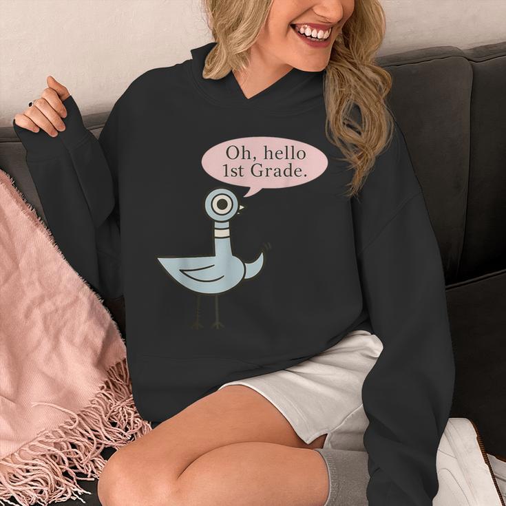 Oh Hello First Graders Cute Pigeon 1st Grade Teacher Unisex Hoodie, First Grade Teacher Gifts, funny design Oh Hello First Graders Cute Pigeon 1st Grade Teacher Unisex Hoodie, First Grade Teacher Gifts, funny design