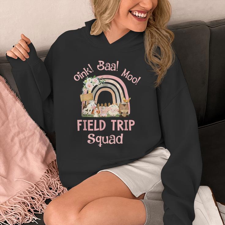 Oink Baa Moo Field Trip Squad Teacher Students Matching Unisex Hoodie, funny design Oink Baa Moo Field Trip Squad Teacher Students Matching Unisex Hoodie, funny design