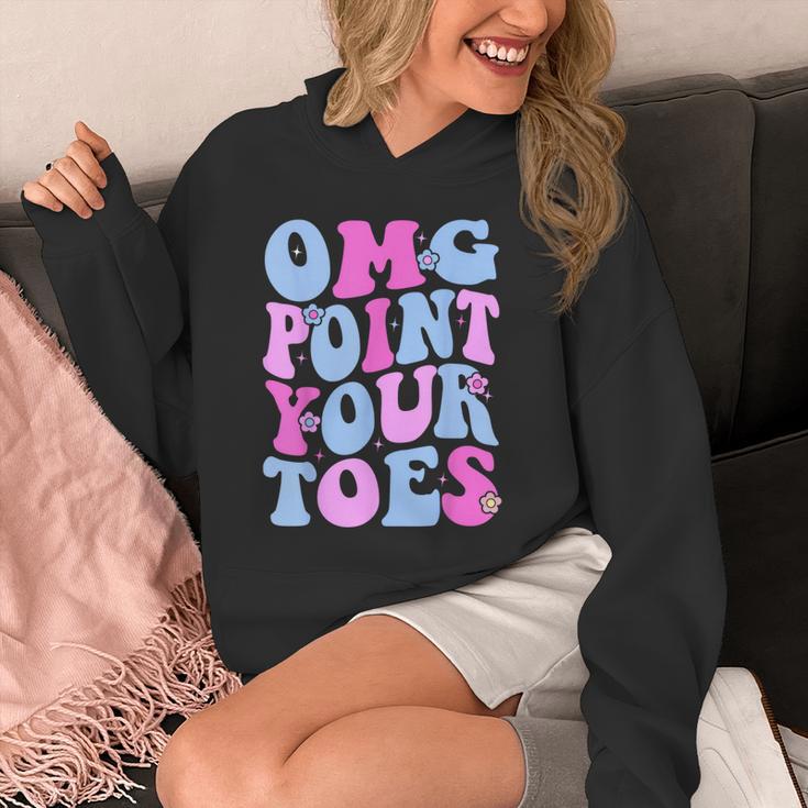 OMG Point Your Toes Dancing Teacher Tap Dancer Dance For Men Women Kids Unisex Hoodie, funny design