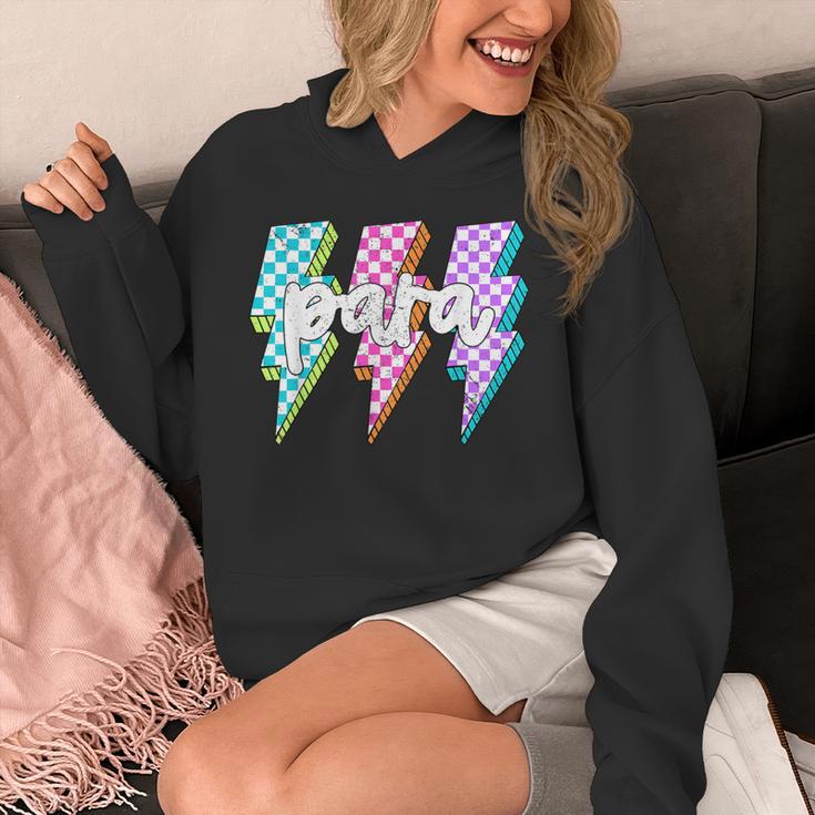 Para Squad Paraprofessional Teacher Lightning Bolt Unisex Hoodie, funny design Para Squad Paraprofessional Teacher Lightning Bolt Unisex Hoodie, funny design