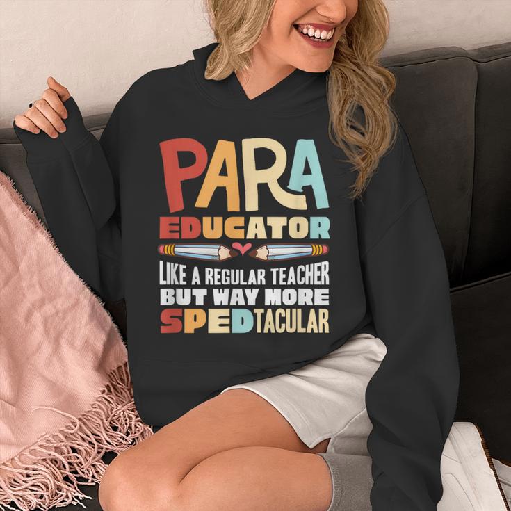 Paraeducator Paraprofessional SPED Teacher Unisex Hoodie, funny design