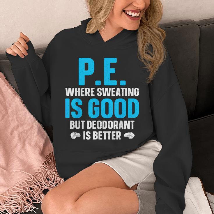PE Teacher Art For Men Women Gym Teacher Appreciation Unisex Hoodie, Pe Teacher Gifts, funny design