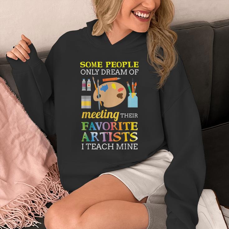 Some People Only Dream Of Meeting Art Teacher Teachers Unisex Hoodie, funny design