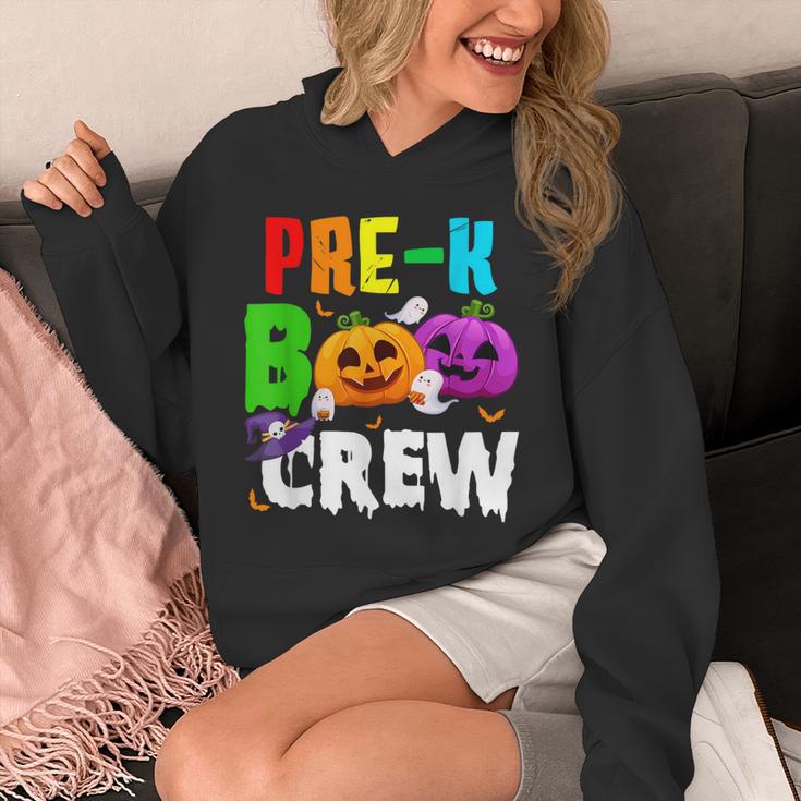 Pre K Boo Crew Halloween Costume Teachers Kids Unisex Hoodie, funny design