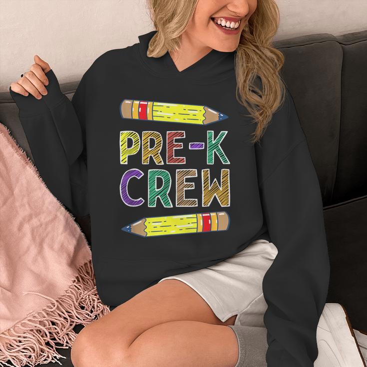 Pre-K Crew PreK Teachers Back To School Unisex Hoodie, funny design