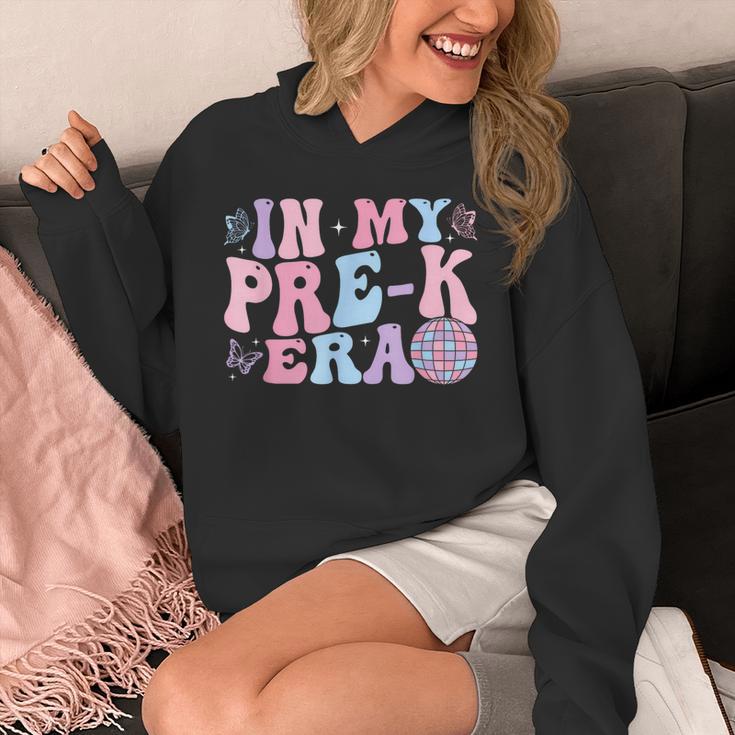 In My Pre K Era Groovy Back To School First Day Teacher Kids Unisex Hoodie, Groovy Teacher Gifts, funny design In My Pre K Era Groovy Back To School First Day Teacher Kids Unisex Hoodie, Groovy Teacher Gifts, funny design