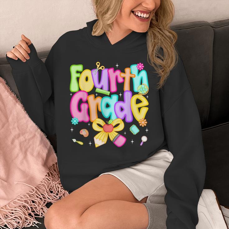 Preppy Fourth Grade Back To School 4th Grade Teacher Girls Unisex Hoodie, 4th Grade Teacher Gifts, funny design Preppy Fourth Grade Back To School 4th Grade Teacher Girls Unisex Hoodie, 4th Grade Teacher Gifts, funny design