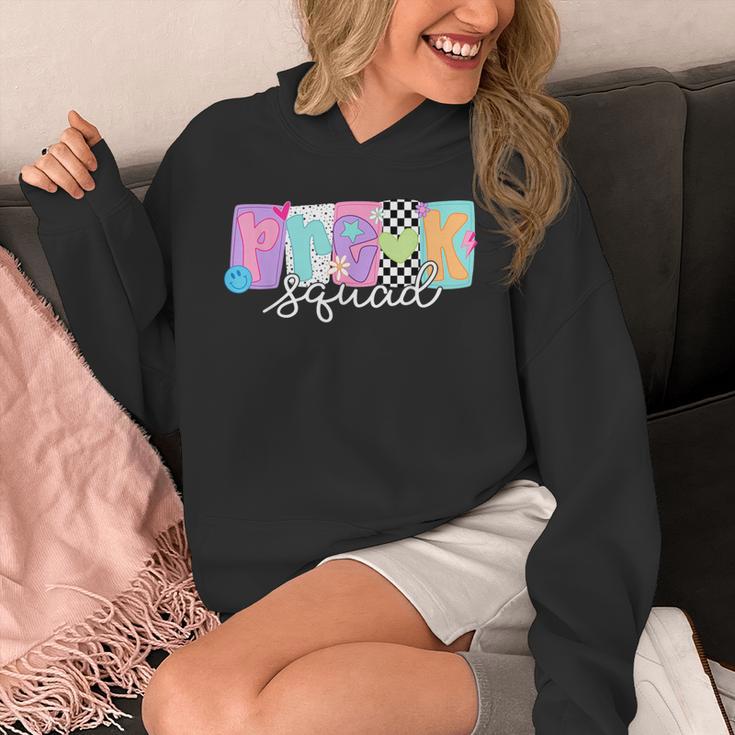 Preschool Squad Team Pre-K Crew Back To School Teacher Unisex Hoodie, funny design