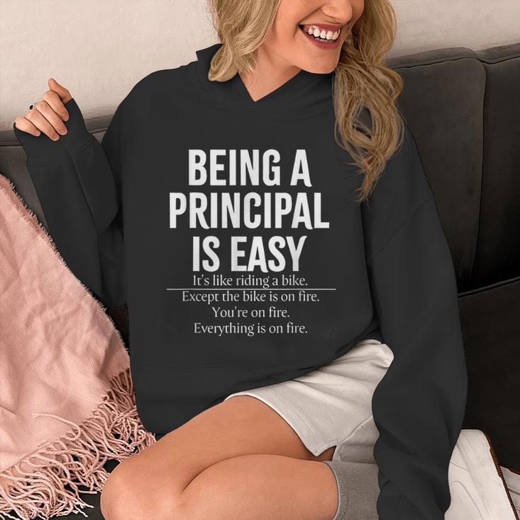 Being A Principal Is Easy School Principal Teacher Life Unisex Hoodie, funny design Being A Principal Is Easy School Principal Teacher Life Unisex Hoodie, funny design