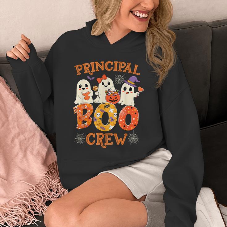 Principal Teacher Boo Crew Halloween Spooky Costume Unisex Hoodie, funny design