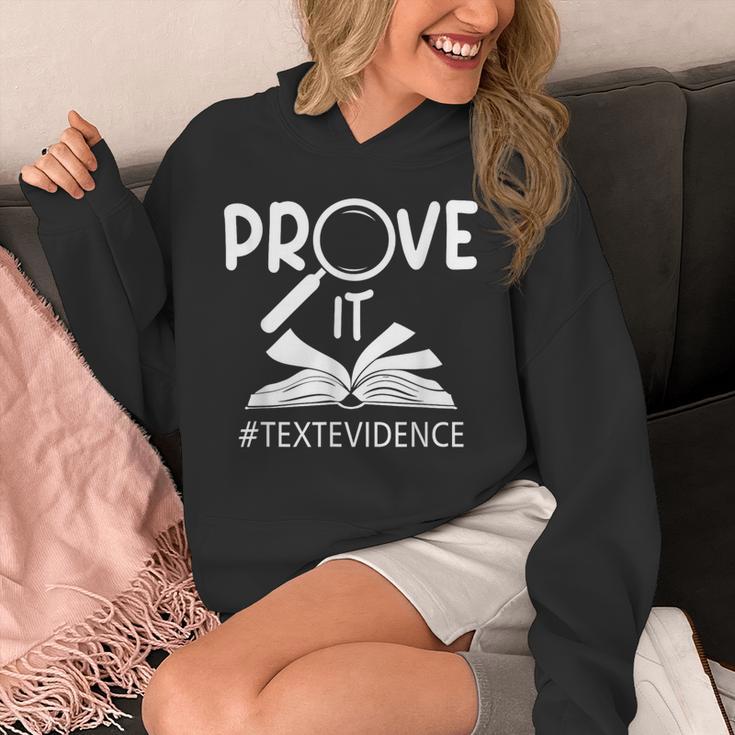 Prove It Text Evidences Reading Teacher First Day Of School Unisex Hoodie, funny design Prove It Text Evidences Reading Teacher First Day Of School Unisex Hoodie, funny design