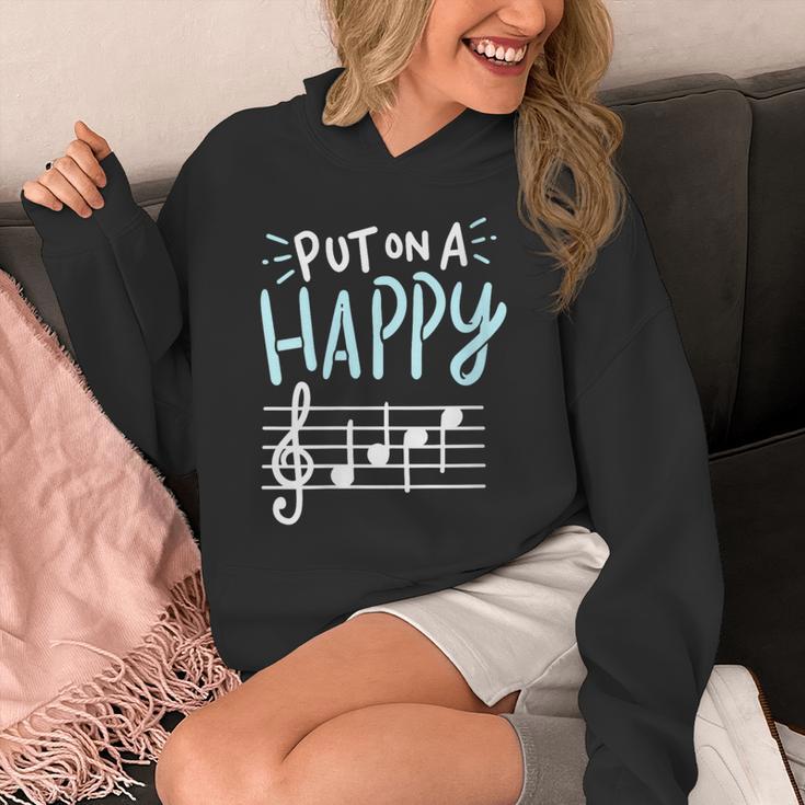 Put On A Happy Face Music Music Teacher Unisex Hoodie, funny design Put On A Happy Face Music Music Teacher Unisex Hoodie, funny design