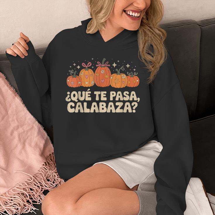 Que Pasa Calabaza Spanish Teacher Bilingual Pumpkin Women Unisex Hoodie, funny design Que Pasa Calabaza Spanish Teacher Bilingual Pumpkin Women Unisex Hoodie, funny design