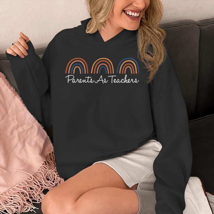Rainbow Parents As Teachers Early Childhood Educator PAT Unisex Hoodie, funny design
