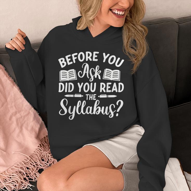 Did You Read The Syllabus Shirt Teacher Men Women Unisex Hoodie, funny design