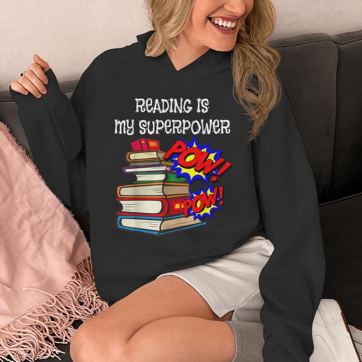 Reading Is My Super Power Superhero Best English Teacher Unisex Hoodie, Super Teacher Gifts, English Teacher Gifts, funny design