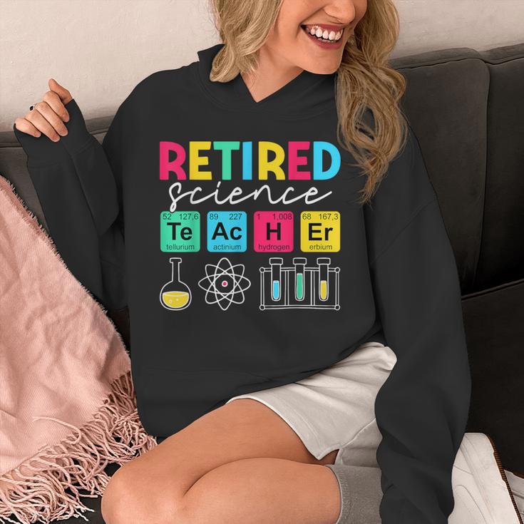 Retired Science Teacher Periodic Table Teacher Life Unisex Hoodie, Science Teacher Gifts, funny design