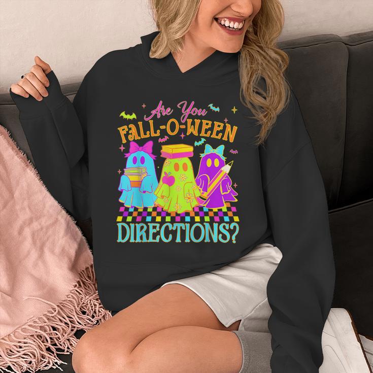 Retro Are You Falloween Direction Teacher Spooky Halloween Unisex Hoodie, funny design Retro Are You Falloween Direction Teacher Spooky Halloween Unisex Hoodie, funny design