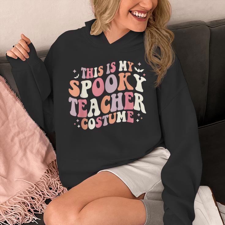 Retro Halloween This Is My Spooky School Teacher Costume Unisex Hoodie, funny design Retro Halloween This Is My Spooky School Teacher Costume Unisex Hoodie, funny design