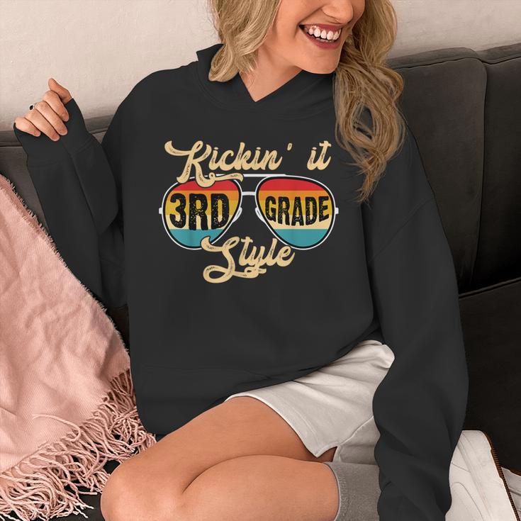Retro Kickin It 3rd Grade Style Teacher Back To School Men Women Unisex Hoodie, funny design Retro Kickin It 3rd Grade Style Teacher Back To School Men Women Unisex Hoodie, funny design