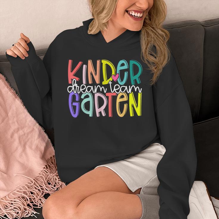 Retro Kindergarten Dream Team Back To School Teacher Kids Unisex Hoodie, funny design Retro Kindergarten Dream Team Back To School Teacher Kids Unisex Hoodie, funny design
