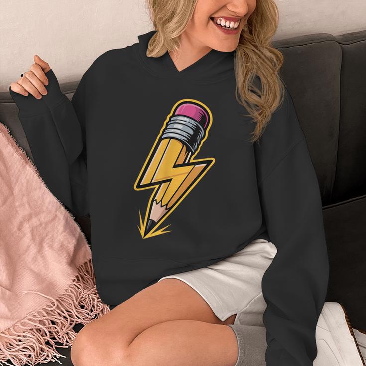 Retro Pencil Pencil Back To School Teacher Student Unisex Hoodie, funny design