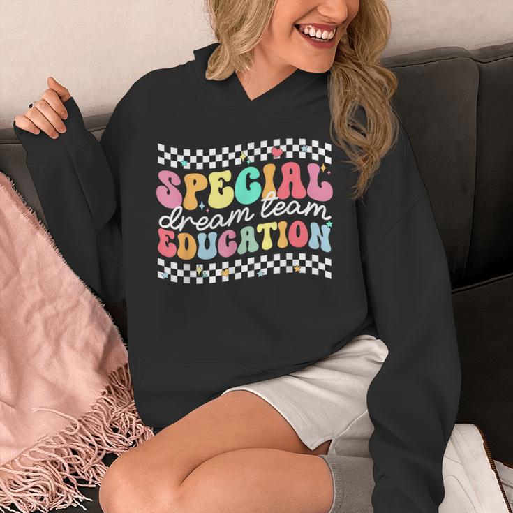 Retro Special Education Squad Groovy Dream Team SPED Teacher Unisex Hoodie, Groovy Teacher Gifts, funny design Retro Special Education Squad Groovy Dream Team SPED Teacher Unisex Hoodie, Groovy Teacher Gifts, funny design
