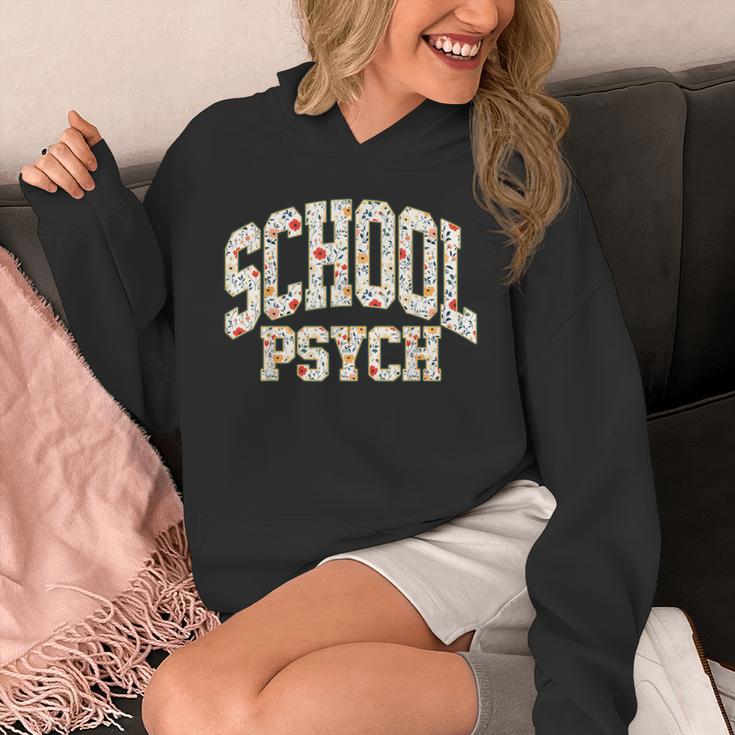 Retro Wildflower School Psych Teacher School Psychologist Unisex Hoodie, funny design Retro Wildflower School Psych Teacher School Psychologist Unisex Hoodie, funny design