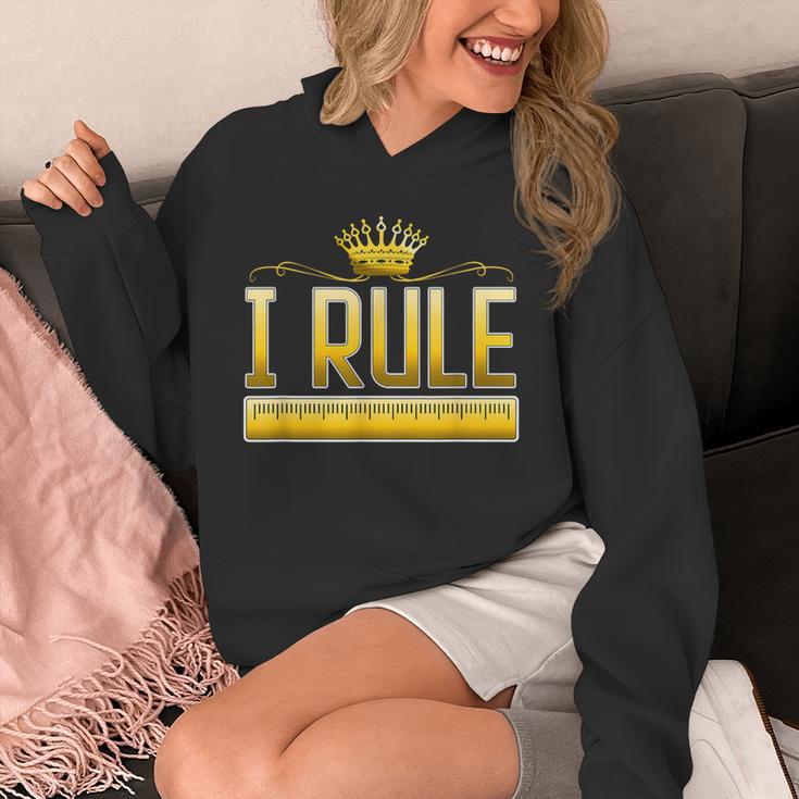 I Rule Math Ruler Mathematics Pun Math Teacher Men Women Girls Kids Unisex Hoodie, funny design I Rule Math Ruler Mathematics Pun Math Teacher Men Women Girls Kids Unisex Hoodie, funny design