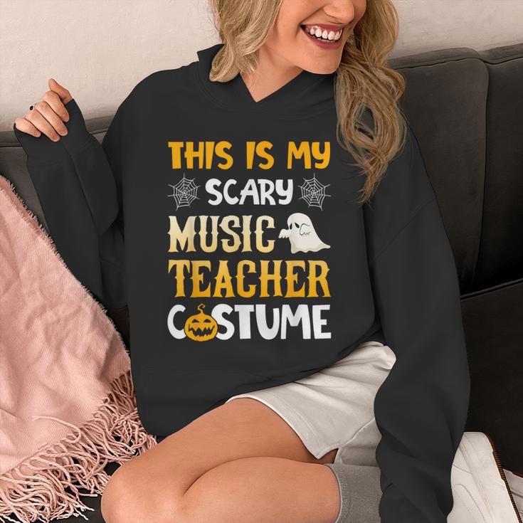 This Is My Scary Music Teacher Halloween Costumes Pajama Unisex Hoodie, funny design
