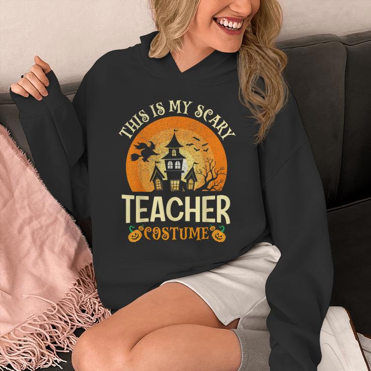 This Is My Scary Teacher Costume Halloween Unisex Hoodie, funny design