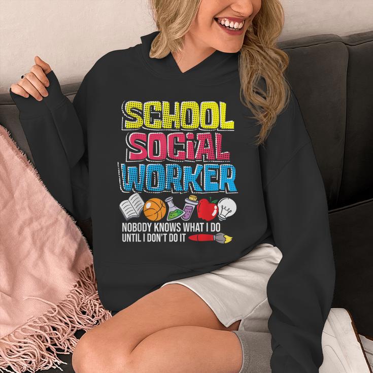 School Social Worker Teacher Caseworker Public Servant LSW Unisex Hoodie, funny design