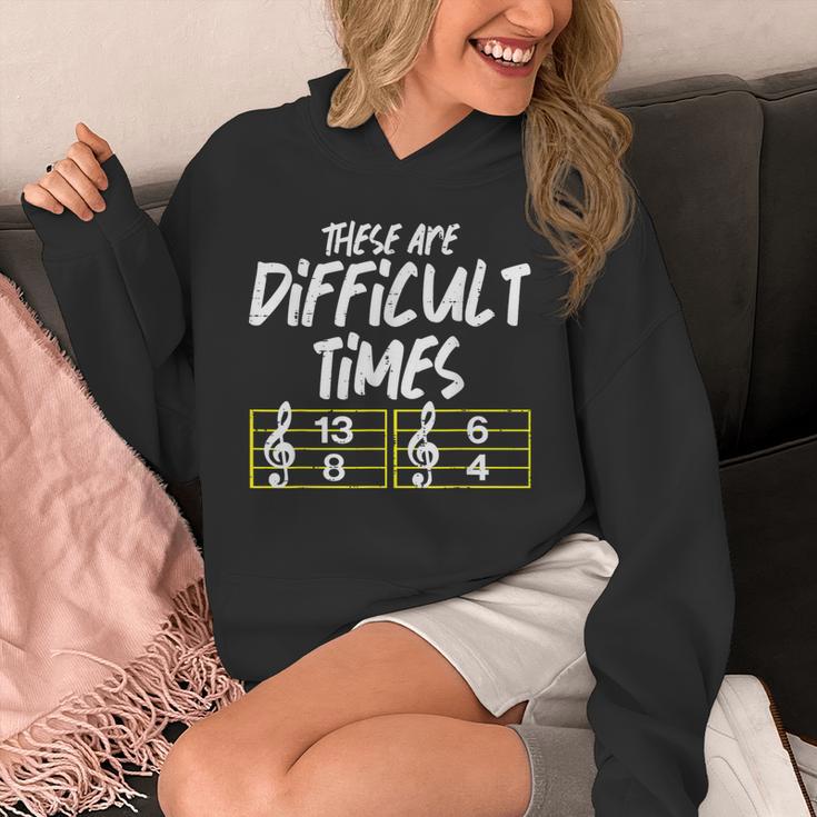 These Are Times Difficult Music Teacher Band Men Women Unisex Hoodie, funny design