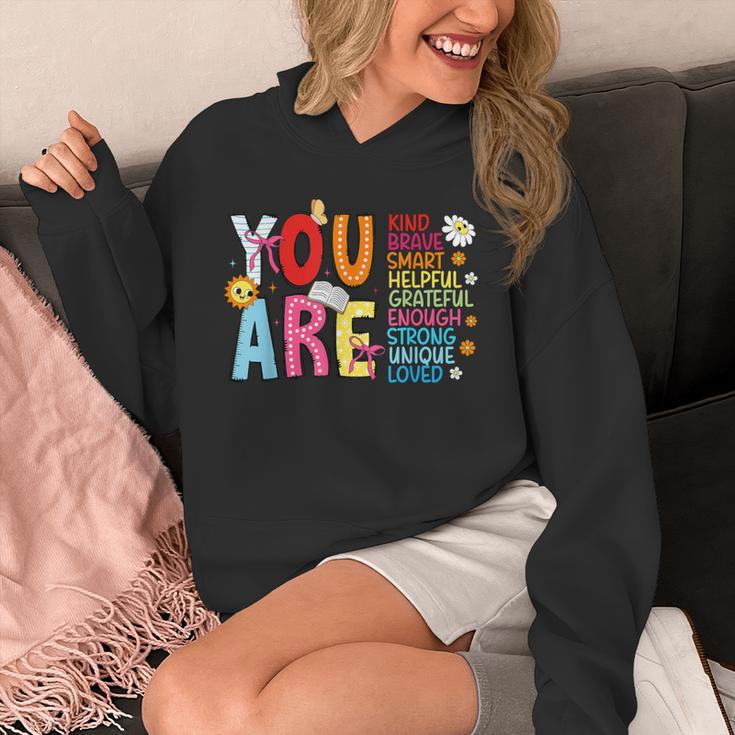 You Are Smart Brave Strong Kind Loved Motivation Teacher Kid Unisex Hoodie, funny design You Are Smart Brave Strong Kind Loved Motivation Teacher Kid Unisex Hoodie, funny design