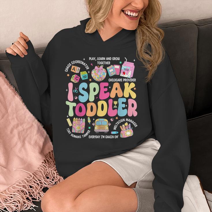 I Speak Toddler Back To School Teacher Unisex Hoodie, funny design I Speak Toddler Back To School Teacher Unisex Hoodie, funny design