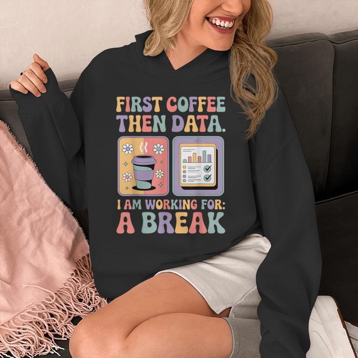 Special Education First Coffee Then Data Retro SPED Teacher Unisex Hoodie, funny design Special Education First Coffee Then Data Retro SPED Teacher Unisex Hoodie, funny design