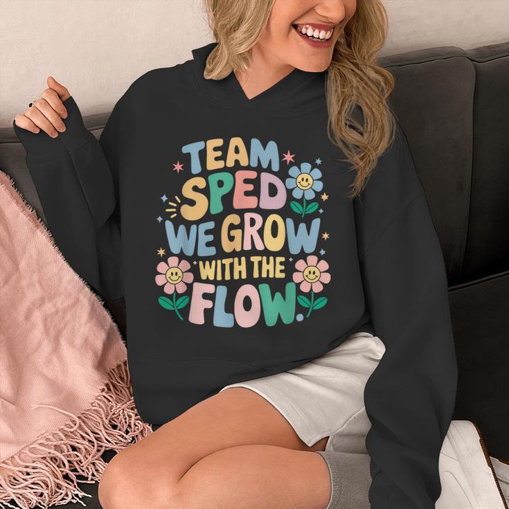 Special Education Teacher Team SPED Grow With The Flow Unisex Hoodie, funny design Special Education Teacher Team SPED Grow With The Flow Unisex Hoodie, funny design