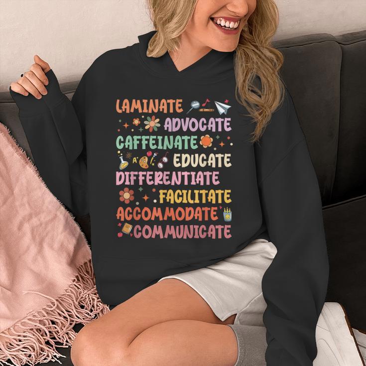 SPED Caffeinate Advocate Laminate Educate Teacher Facilitate For Men Women Unisex Hoodie, funny design SPED Caffeinate Advocate Laminate Educate Teacher Facilitate For Men Women Unisex Hoodie, funny design