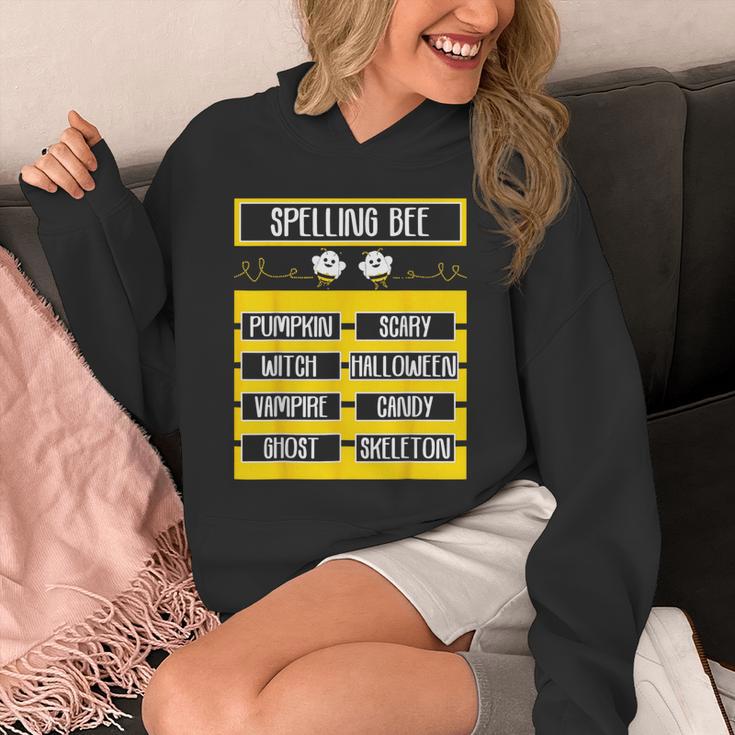 Spelling Bee Halloween Teachers Bee Spelling Competition Unisex Hoodie, funny design