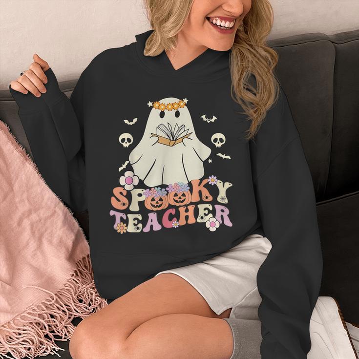 Spooky Teacher Groovy Retro Ghost Teacher Halloween 2023 For Men Women Kids Unisex Hoodie, Groovy Teacher Gifts, funny design Spooky Teacher Groovy Retro Ghost Teacher Halloween 2023 For Men Women Kids Unisex Hoodie, Groovy Teacher Gifts, funny design