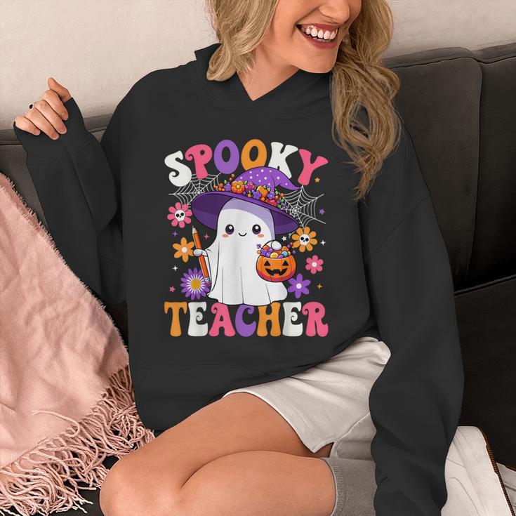 Spooky Teacher Halloween Cute Halloween Teacher Ghost Unisex Hoodie, funny design Spooky Teacher Halloween Cute Halloween Teacher Ghost Unisex Hoodie, funny design
