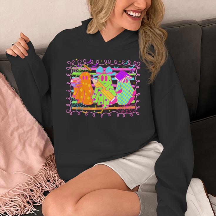 Spooky Teacher Halloween Ghost Fall Autumn Season Women Unisex Hoodie, funny design Spooky Teacher Halloween Ghost Fall Autumn Season Women Unisex Hoodie, funny design