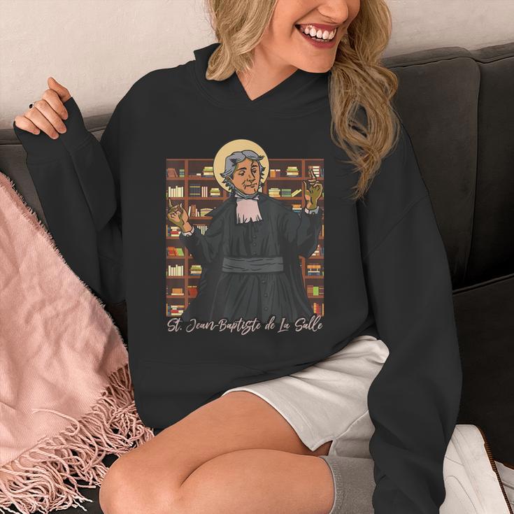 St Jean Baptiste De La Salle Patron Saint Education Teachers Unisex Hoodie, funny design St Jean Baptiste De La Salle Patron Saint Education Teachers Unisex Hoodie, funny design