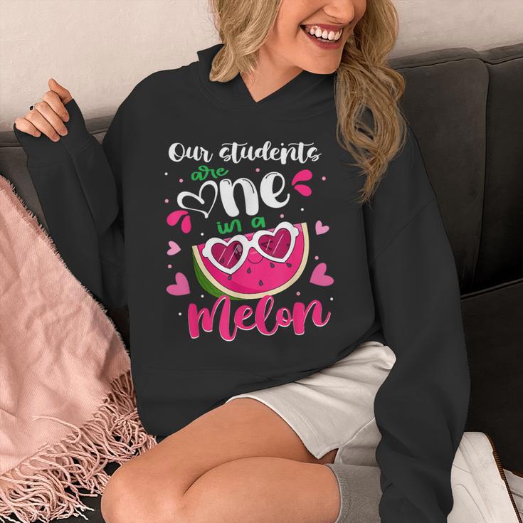 Our Students Are One In A Melon Teacher Watermelon Summer Unisex Hoodie, funny design