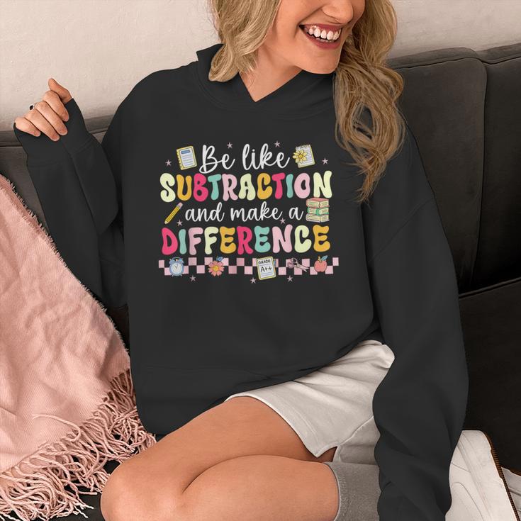 Be Like Subtraction And Make A Difference Math Teacher Unisex Hoodie, funny design Be Like Subtraction And Make A Difference Math Teacher Unisex Hoodie, funny design