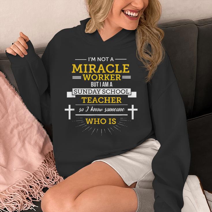 Sunday School Teacher TShirt Miracle Worker Unisex Hoodie, funny design