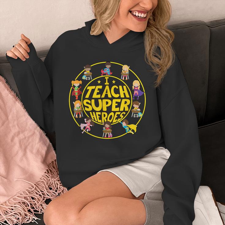 Superhero Teacher I Teach Super Heroes Unisex Hoodie, Super Teacher Gifts, funny design