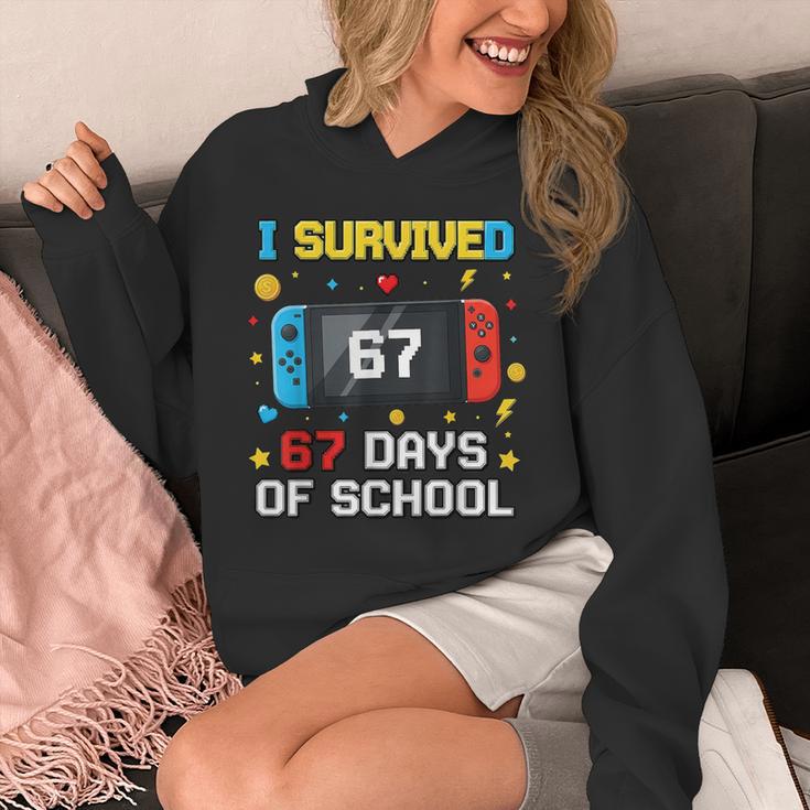 I Survived 67 Days Of School 67 Teacher Squad Matching Unisex Hoodie, funny design